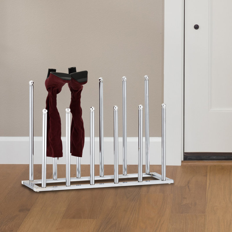 6 Pair Boot Storage, Silver