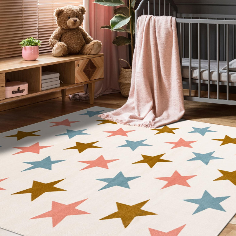 Unique Loom Twinkle Whimsy Kids Rug, Square 7'10"