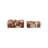 Georgine Natural Leather Hide and Wooden Decorative Box Set (Set of 2)-1315262641