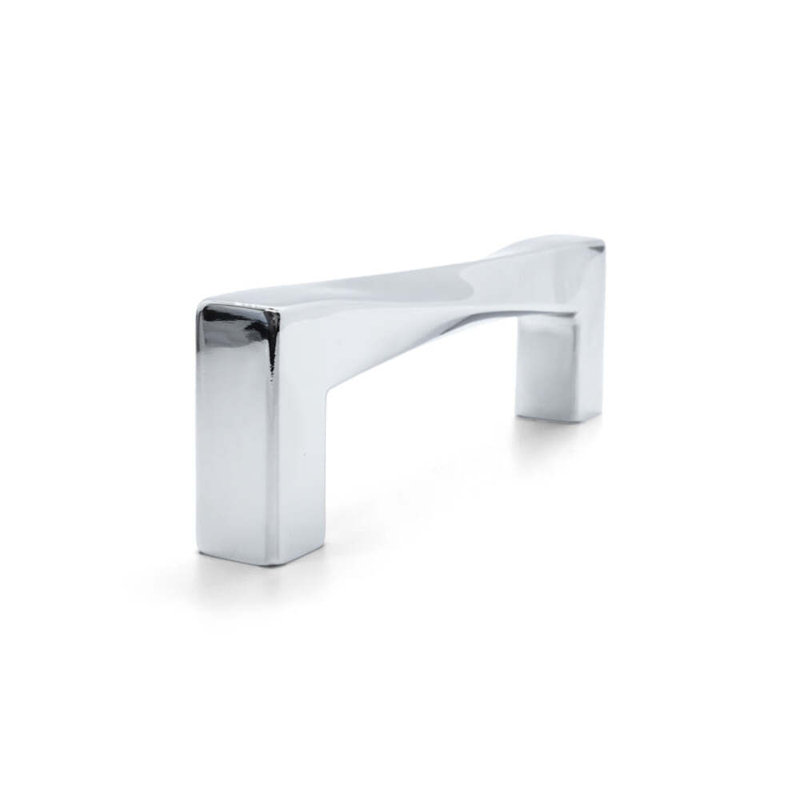 Twist Bar / Handle Pull, Polished Chrome, 5"
