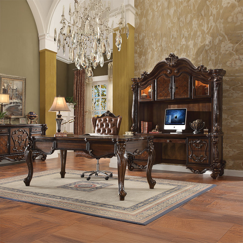 Walburg Executive Computer Desk W/Hutch