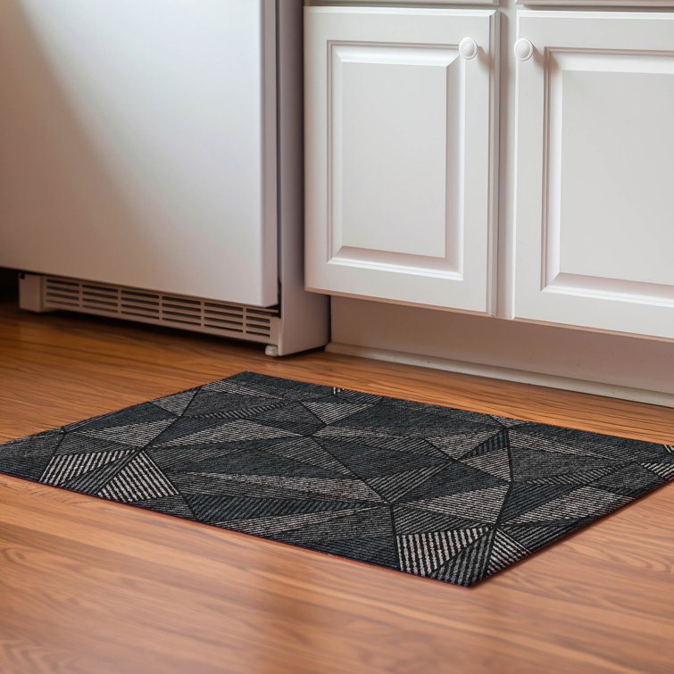 Premium Machine Washable Cerrito Black Rug