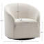 Fauteuil demi-tonneau pivotant de 32 po Charlisse-1213159592