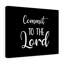 Commit to the Lord 1 Piece Wrapped Canvas Wall Art-1193373262