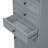 Tall Storage Cabinet With 3 Drawers And Adjustable Shelves For Bathroom, Study, Office And Interior, MDF Board With Painted Finish