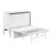 Anuhya Solid Wood Murphy Bed Desk with 6" Mattress and Built-in Charging Station-16607817