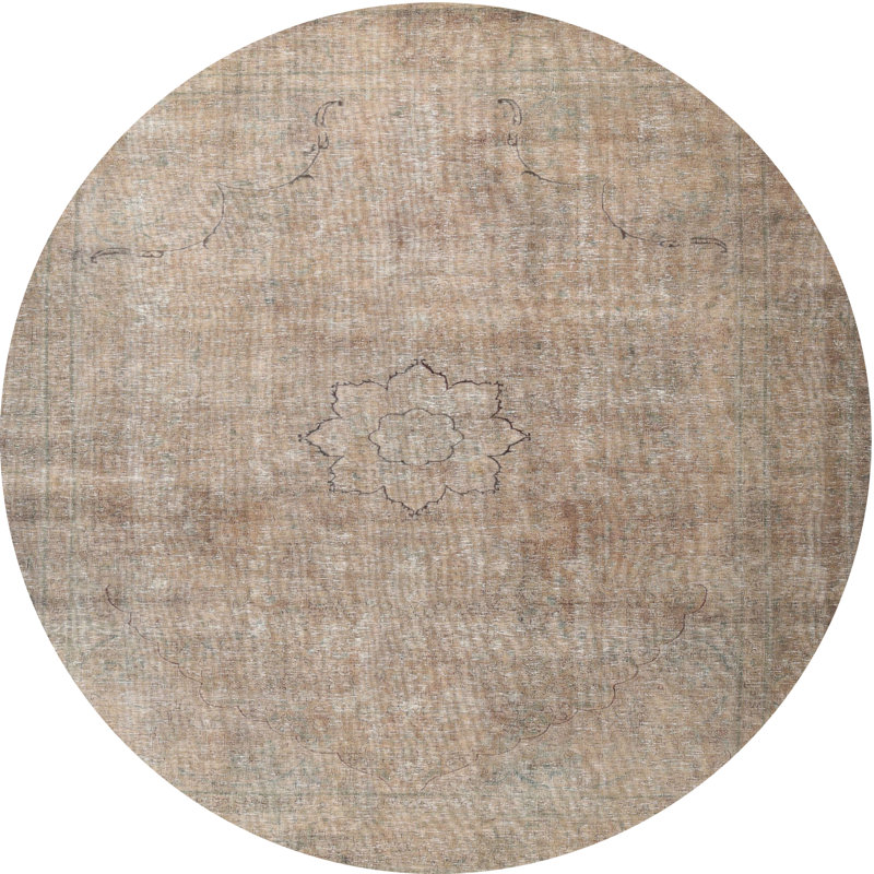 Aiyannah Oriental Indoor Rug, Round 7'
