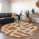 Chaena Washable Abstract Indoor Rug