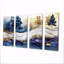 Aldreth - art mural abstrait paysage - décoration murale moderne 4 pièces-968107242