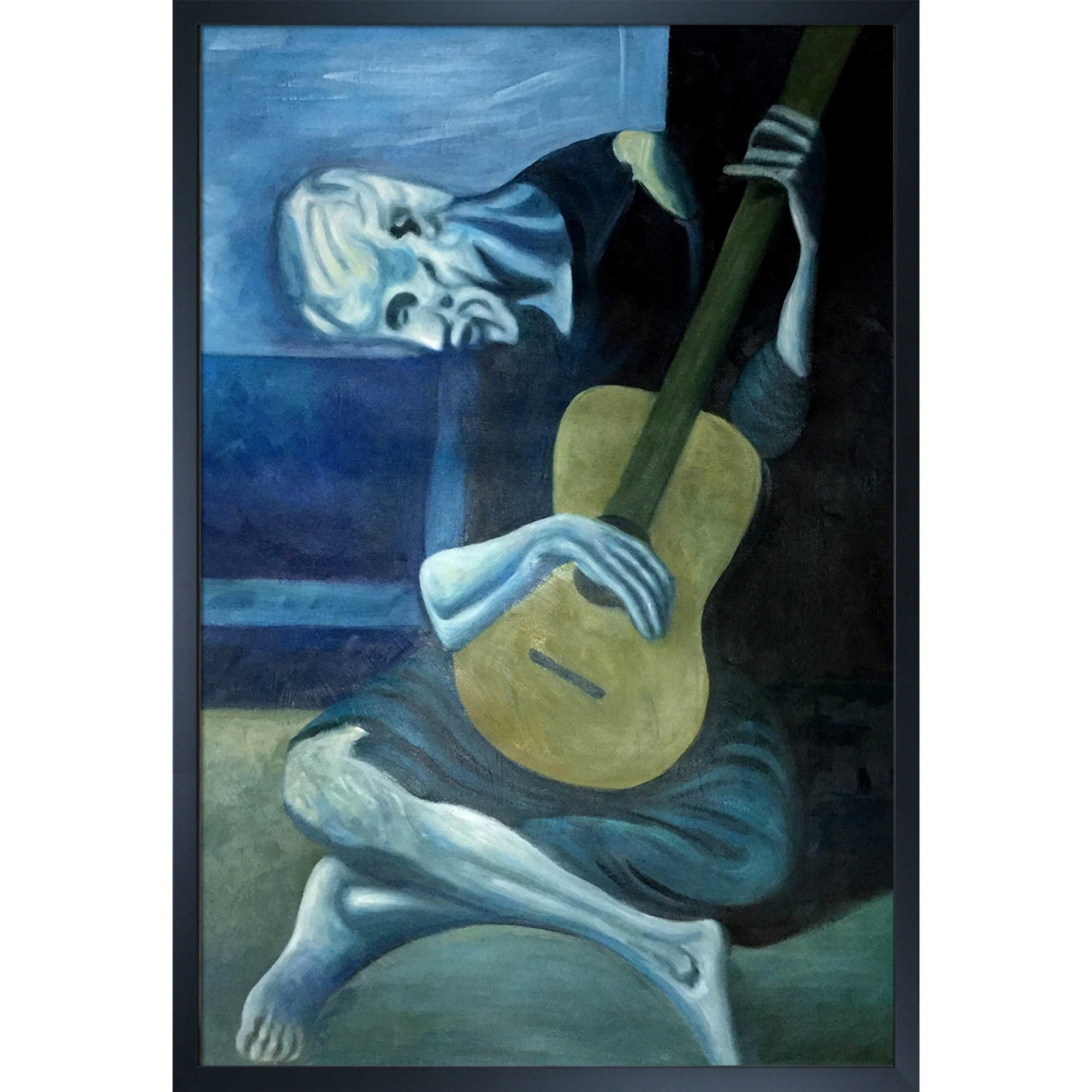 picasso blue guitar