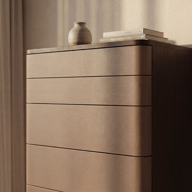 Seoul Tall Dresser, Brown