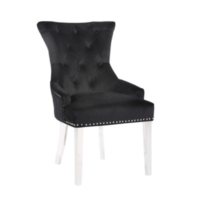 Chaise d'appoint à oreilles rembourrée Duthill