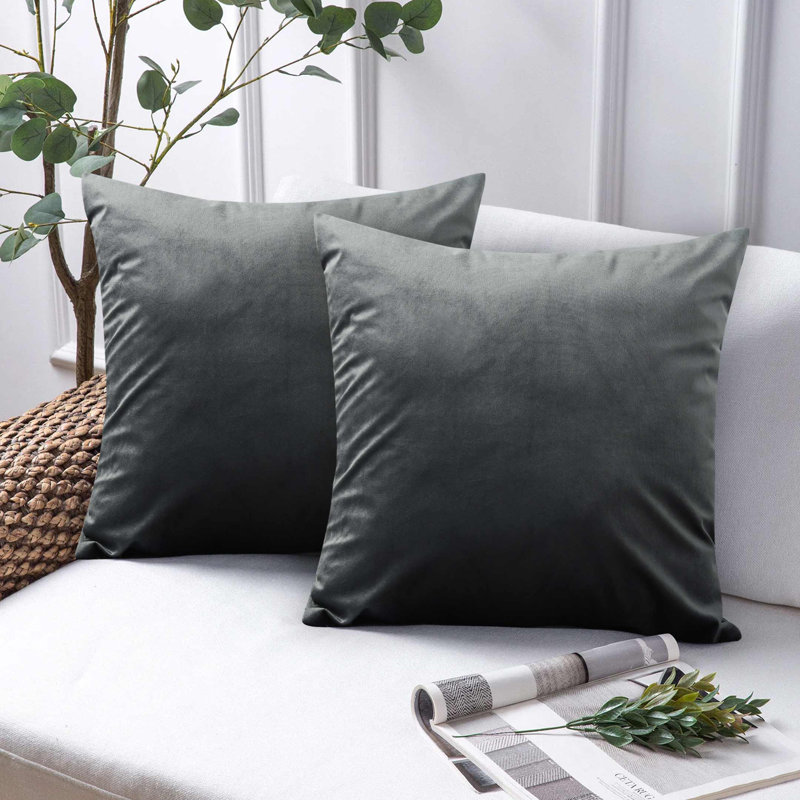 Balmers Square Cushion Cover, Grey