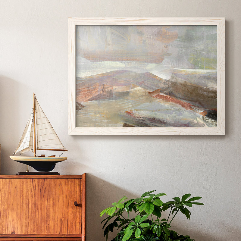 «Distant Canyon», reproduction sur toile encadrée, Blanc, H 18 po x l 26 po x P 1,5 po