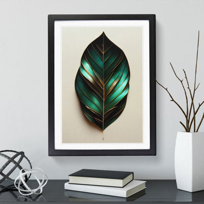 The Beautiful Leaf - Framed Print