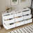 White 9 Drawer Dresser
