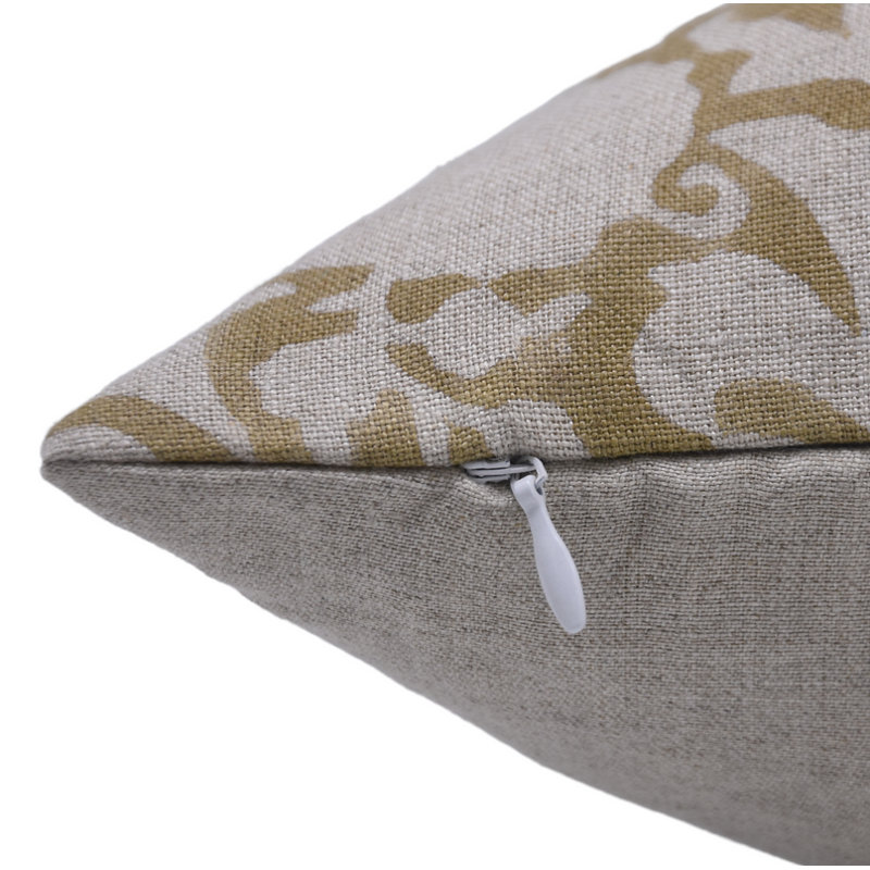 Housse de coussin d'intérieur en lin, 20 po x 20 po