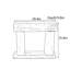 Console en bois massif de style chinois