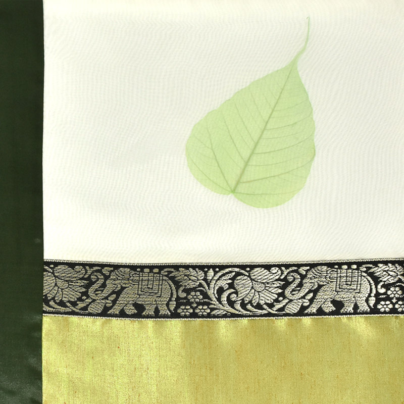 Housse de coussin en coton 16 po, Vert