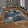 Brooklyn area rug Machine Woven Rectangle Blue/Grey