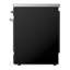 Cuisinière à induction 30 pouces avec 4 éléments à induction en noir brillant (garniture chromée) Majestic III Series-124828620-124828612