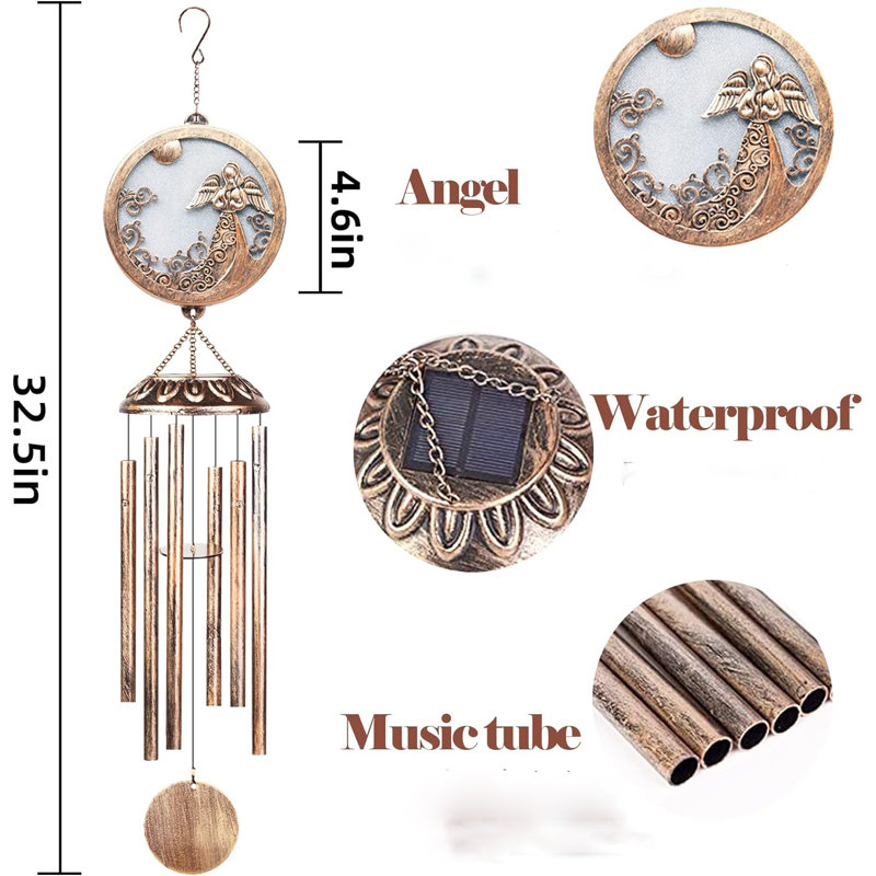 Solar Angel Wind Chime
