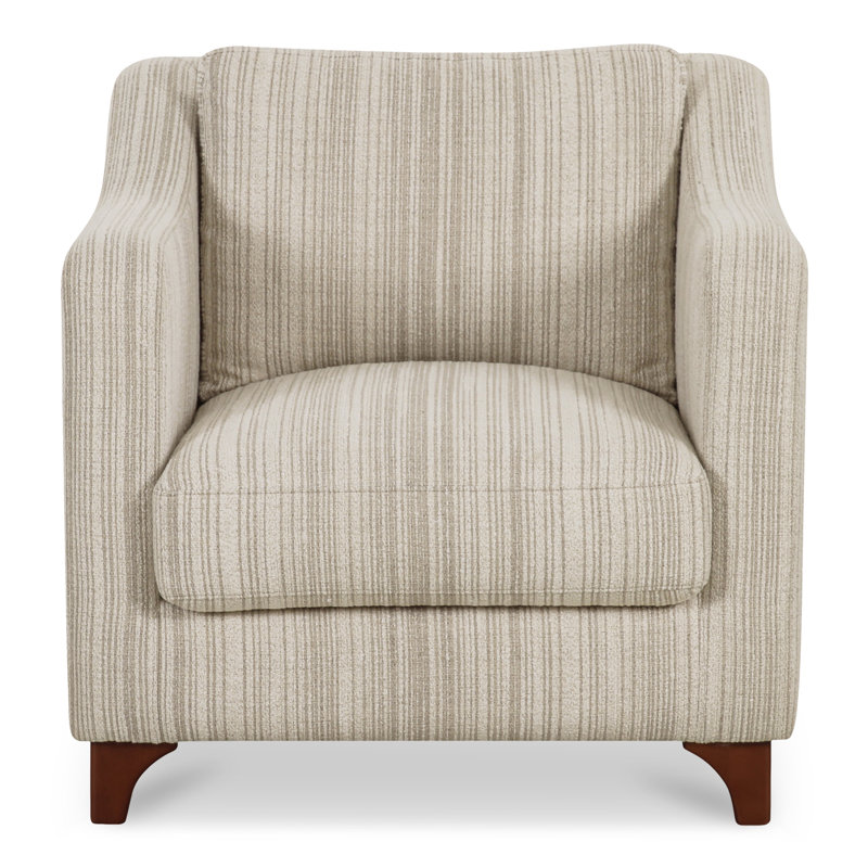 Chaise d'appoint Hewitt, Rayures beiges