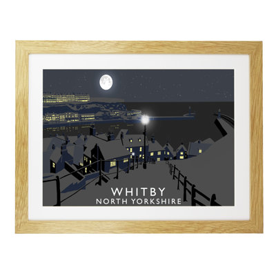 Whitby Night by Richard O'Neil - Print