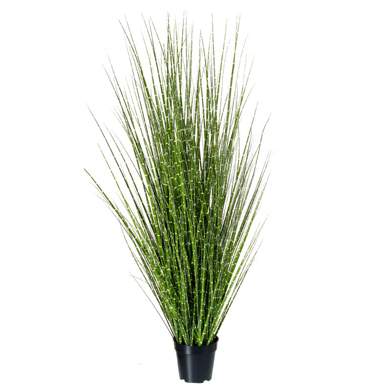 Artificial Onion Zebra Grass in Starter Pot, 45" H x 16" W x 16" D