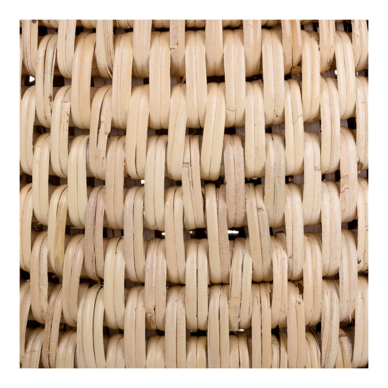 Apputhurai Solid Wood Top End Table, Natural