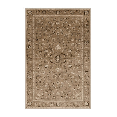 Tapis brun lavable à la machine