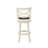 Adelaida Swivel Upholstered Counter Stool with Solid Wood Frame-645982593-645982596