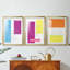 Modulation I  -Custom Framed  Premium Print W Matt - 3 Pieces-619690564-619690563