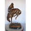 Reproduction de statue en bronze Ayala Outlaw par Remington - Taille: L 18 po x l 10 po x H 32 po.