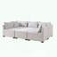 Repose-pieds modulaire moderne avec tissu performant