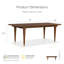 Table de salle à manger Oberlander