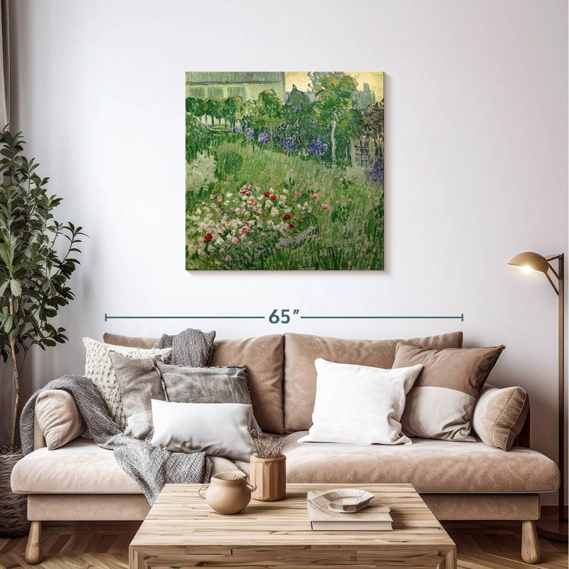 Jardin d'Alvord Daubigny, H 36 po x l 36 po