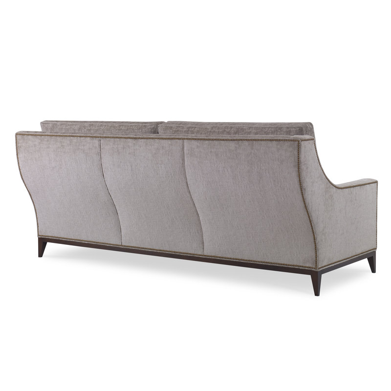 Sonoma Sofa, American Walnut, Structure Royal Blue, Sunny Linen