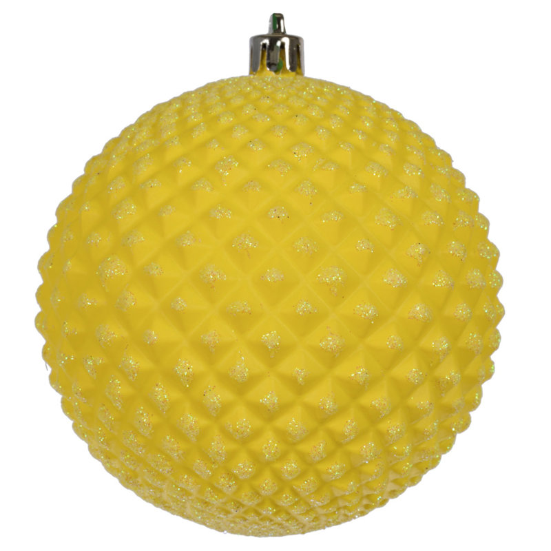 Babiole incassable, H 4 po x l 4 po x P 4 po, Jaune