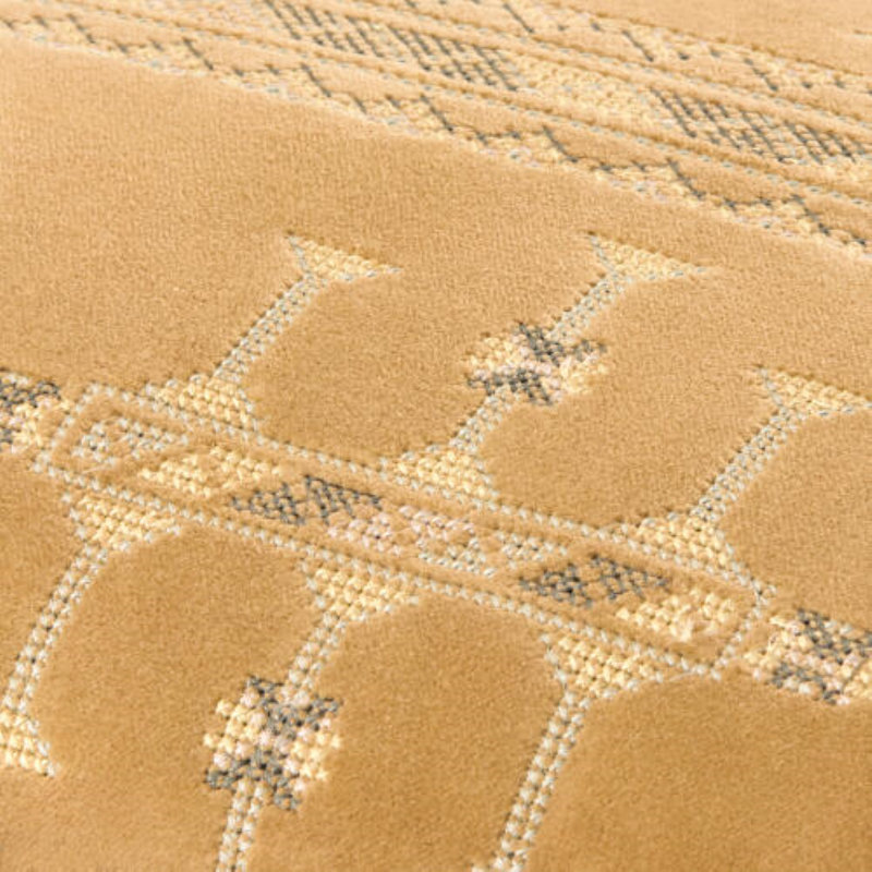 Veola Cotton Throw Pillow, Copper, Polyester/Polyfill, 18" x 18"