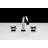 Riu Widespread Lavatory Faucet With C-Spout-968394656