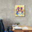 «Pop Art Shetland Sheepdog» par Furbaby Affiliates, art mural sur toile-989904171