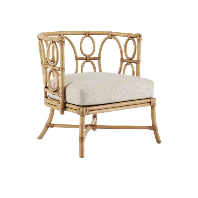 Tegal Barrel Chair, Finn Natural, Light Brown