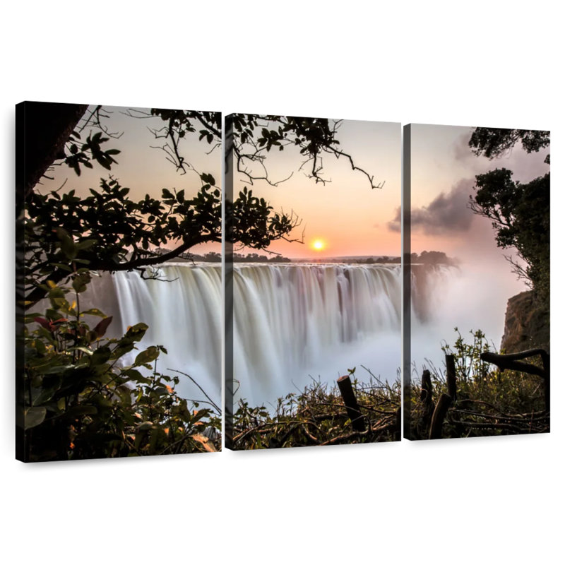 Alvord Victoria Falls Nightfall, 24" H x 38" W