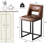 Upholstered Counter Height Bar Stool With Solid Wood Legs-689496965