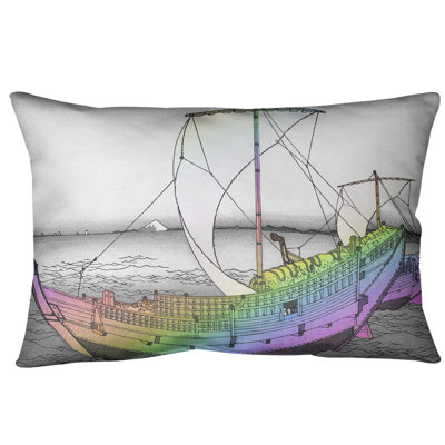 Katsushika Hokusai Reversible Pillow Cover