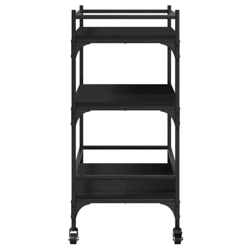 VidaXL Garden Stool Solid Wood Black Ab 71,99 €