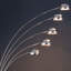Tulipa 205cm Chrome Tree Floor Lamp