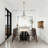 4-Head + 12 Glass Ball Chandelier 23.6'' (E26 Bulbs Included)