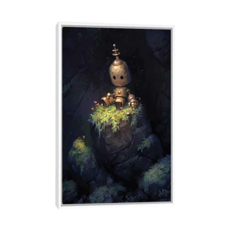 Art sur toile Secret Garden, H 60 po x l 40po x P 1,5 po, Toile blanche encadrée